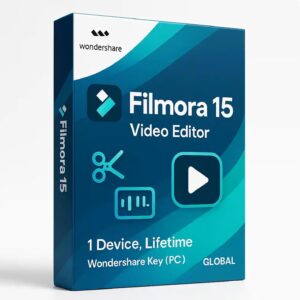 Filmora 15 Video Editor Full Version Software Download (No CD/Key) Lifetime Validity (Latest 2026 Version) (Pre-Activated) (No CD/Key) More AI, Videos in Less Clicks | N Physical for Windows PC | Unlimited Reinstallations (Video Editing Software)